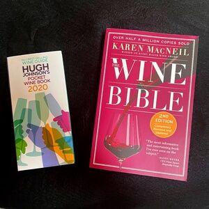 The Wine Bible, 2nd Ed by Karen MacNeil & Hugh Johnson’s Pocket Wine Book 2020